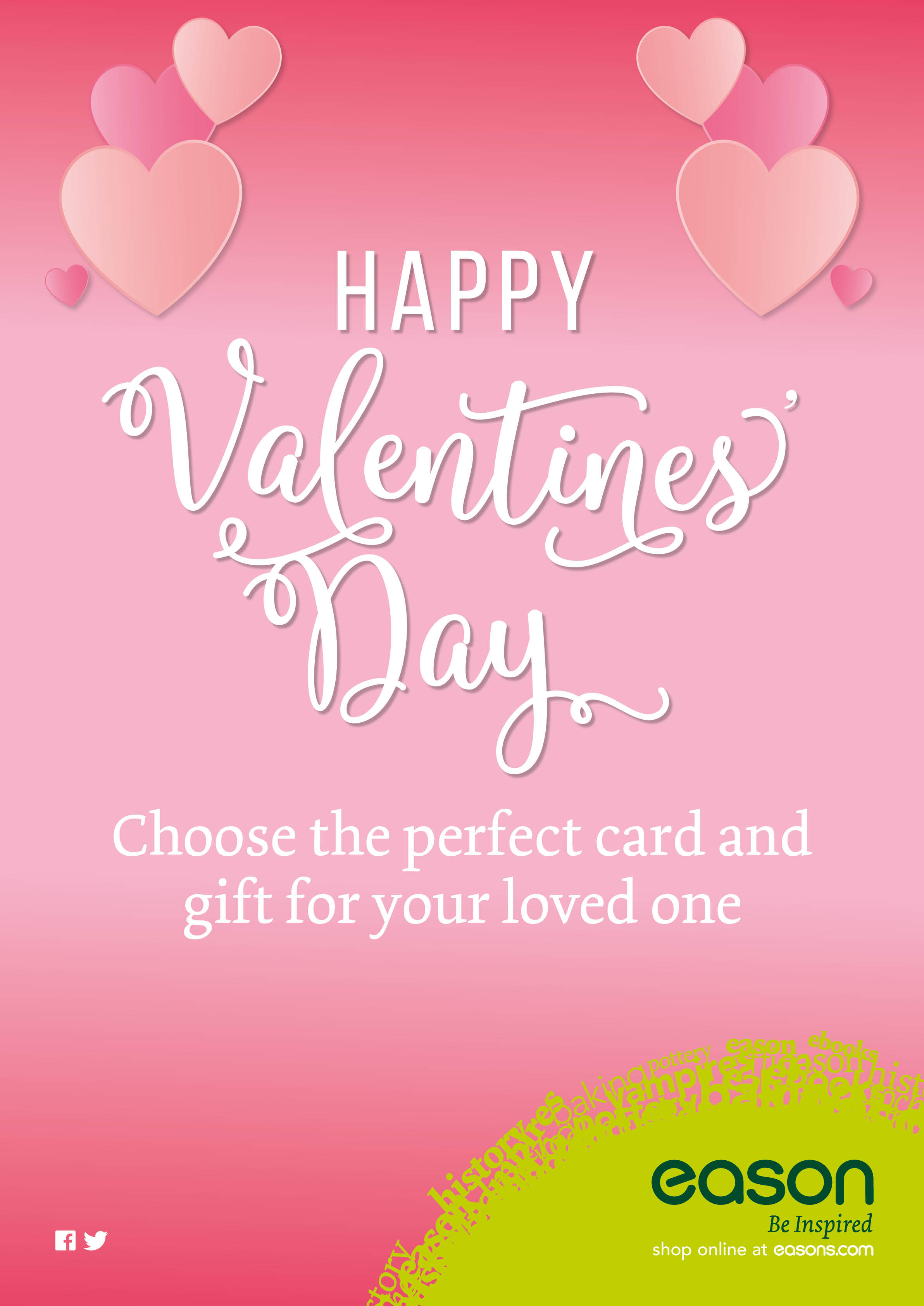 528_Valentines Day A0 Generic Poster | Athlone Towncentre Shopping Centre