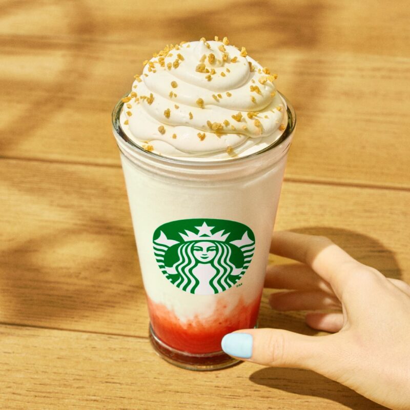 Starbucks StrawberryWaffleConeFrappuccino Athlone Towncentre Shopping