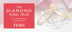 Fields Diamond Ring Sale
