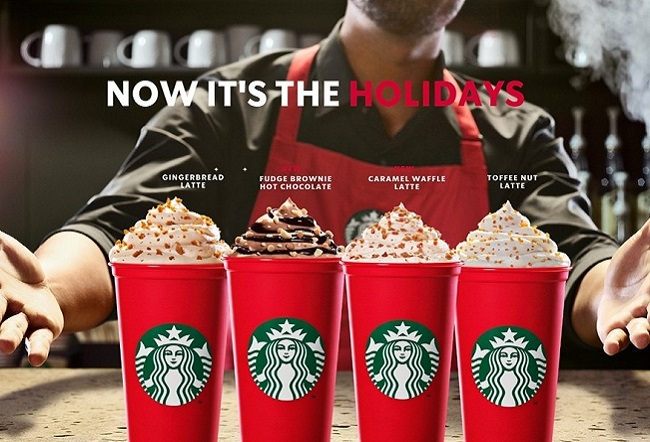 #CarryTheMerry Starbucks Red Cups are back for Christmas!