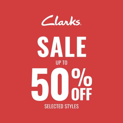 Clarks 50% Sale